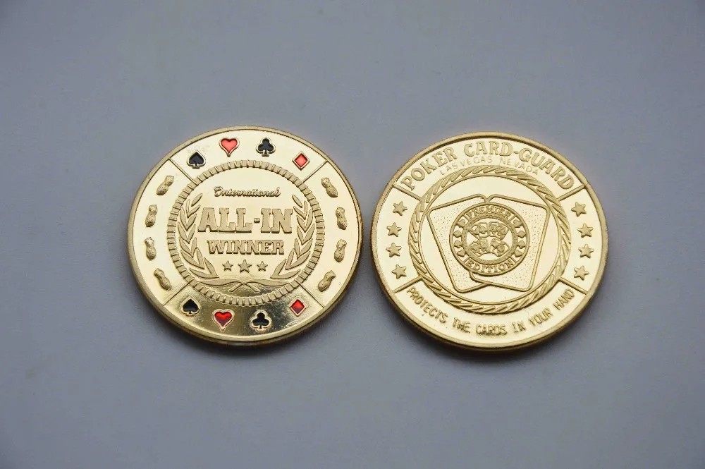 Hot Sale Zinc Alloy Metal Coin All-in Winner Casin...