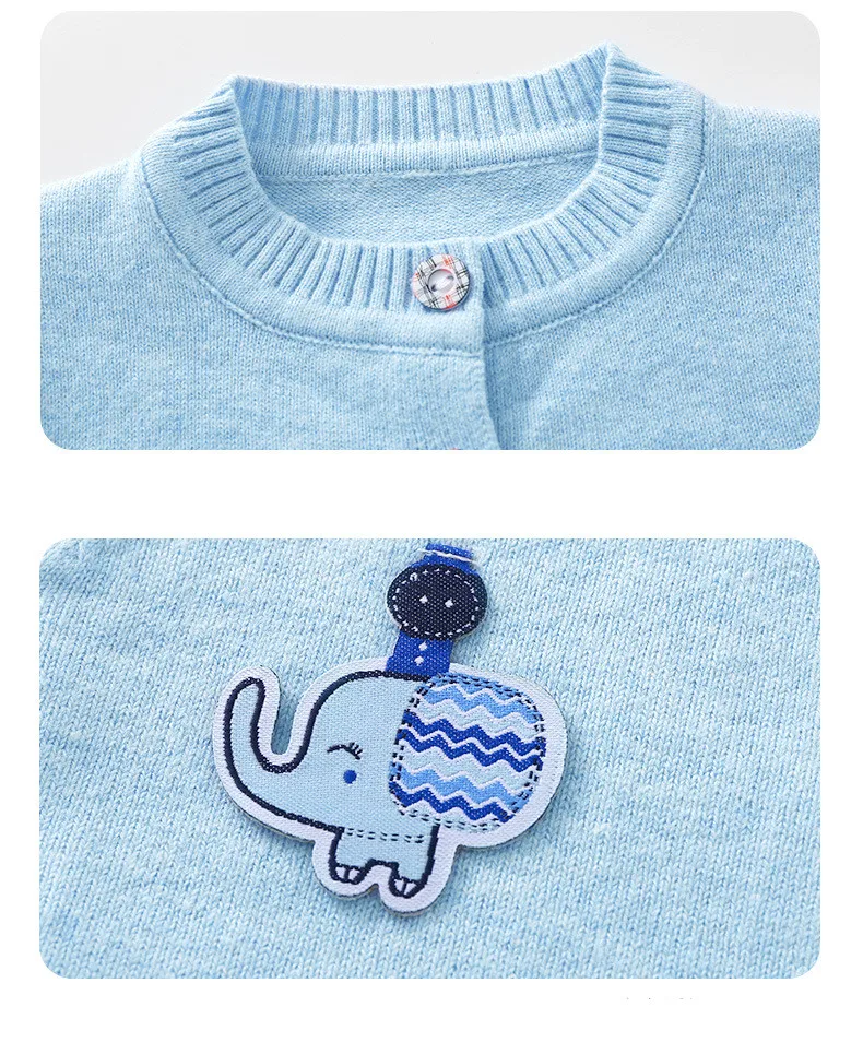 High Quality Baby Girls Cardigan Girl Elephant Sweaters Sets baby boys knitted suits Children Baby Girl Winter Clothes 2018 (3)