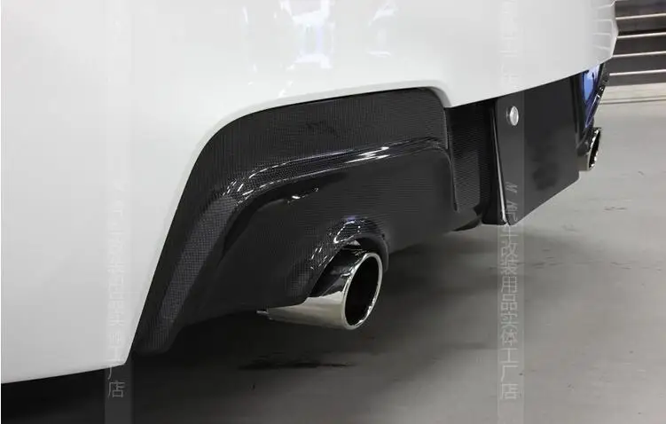 Карбоновый автомобильный передний бампер для губ+ СПОЙЛЕР+ задний диффузор для багажника для BMW F20 116i 118i 120i 125i 2012 2013