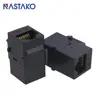 Cat5 Cat5e модуль RJ45 разъем keystone Jack RJ45 Удлинительный соединитель распределительный расширительный адаптер для распределительной рамы, стеново... ► Фото 1/6