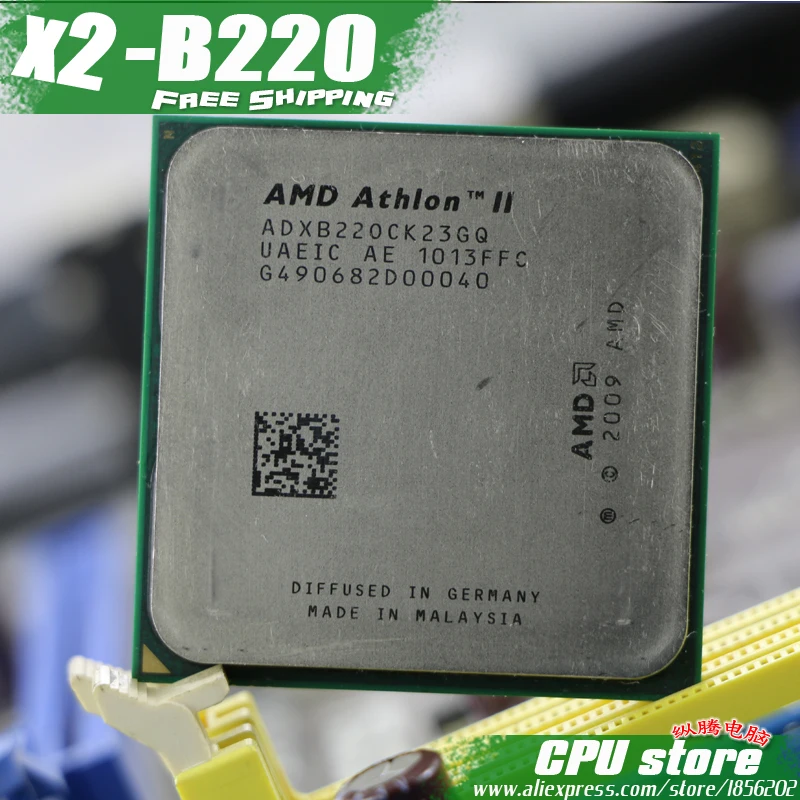 Процессор AMD Athlon II X2 B220 CPU разъем am3 am2 2 8 ГГц/1 м/2000 ГГц бесплатная доставка 938 pin