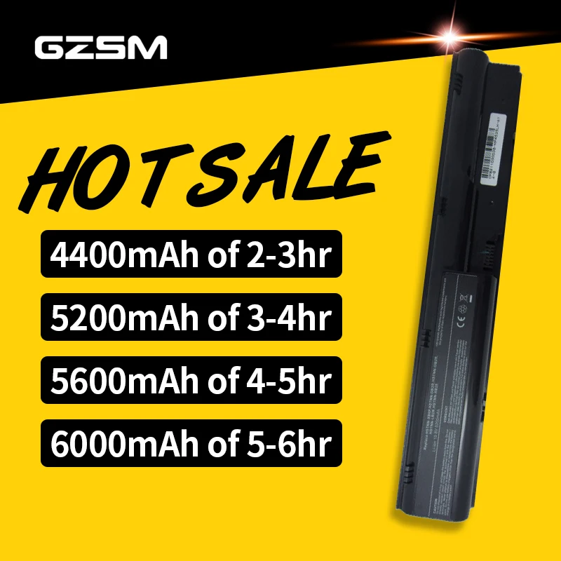 Аккумулятор GZSM для ноутбука HP ProBook 4330s 4331s 4430s 4431s 4435s 4436s 4530s 4535s 3ICR19/66 2 633733 1A1 HSTNN I02C