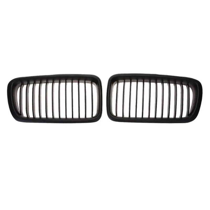 

1Pair Matte Black Front Kidney Grilles Grill for BMW E38 1998-2001 Car Front Bumper Grille for Modification Car Styling