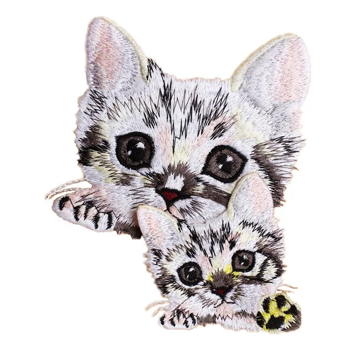 

1Pcs Iron Patches for Clothing Cat Stickers for Clothes Patchwork Accessories Animal Iron for Clothing Applications for Clothes