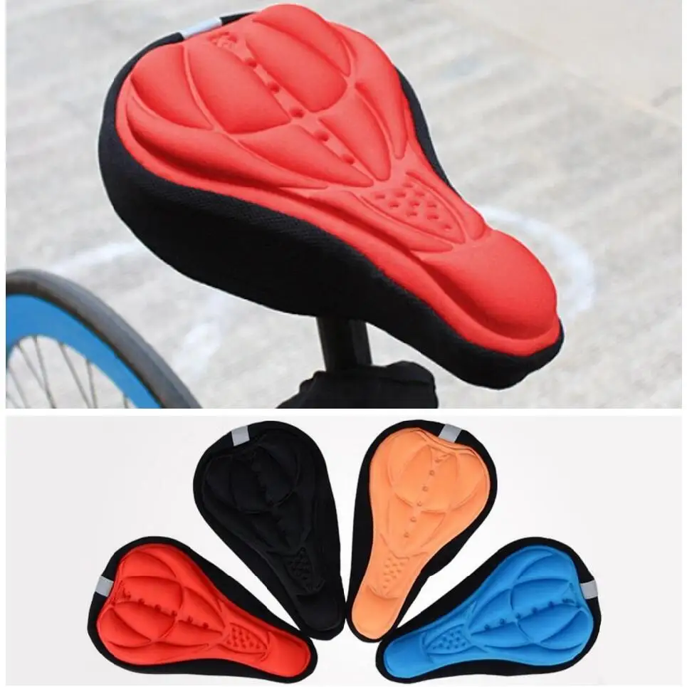 Bike EXTRA Comfort Soft Gel Pad Comfy Cushion Saddle Seat Cover Bicycle Cycle UK 
