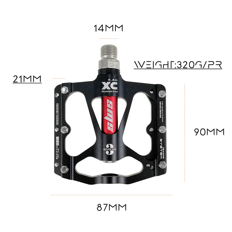 1 пара 3 опорная педаль велосипеда ЧПУ Сверхлегкий Алюминиевый сплав BMX велосипед Плоские Педали Дорога Горный велосипедная педаль велосипед детали