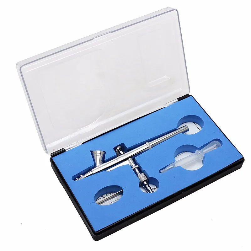 Compressor de ar para a Decoração do Bolo Gun com Mini Tanning_ac034 + 073 + 011 Ophir Dual-ação Brush Maquiagem Unha Art Sunless 0.2mm Air 26 OPHIR 0.2mm Dual-Ação Air Brush Gun com