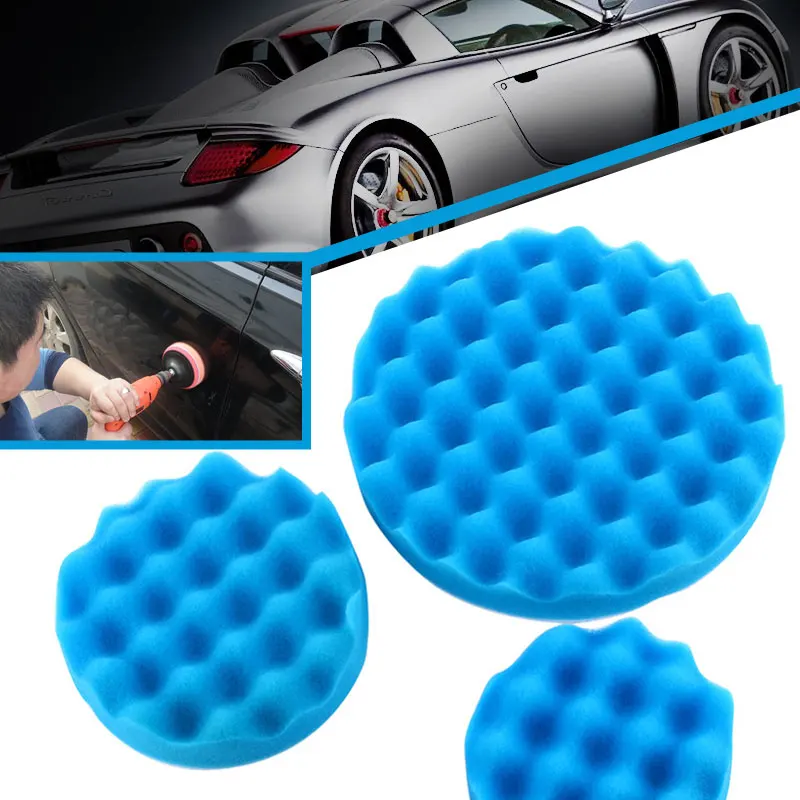 Vehemo 1 шт. полирующая пена автомобиля губка для полировки Pad комплект полировщик буфера для губки Губка для полировки прочный чистящие средства авто