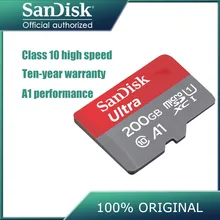 Двойной флеш-накопитель sandisk class10 de карты micro sd карты памяти 16 Гб оперативной памяти, 32 Гб встроенной памяти, 64 ГБ 128 100 МБ/с. карты памяти мобильного телефона слот для карт памяти