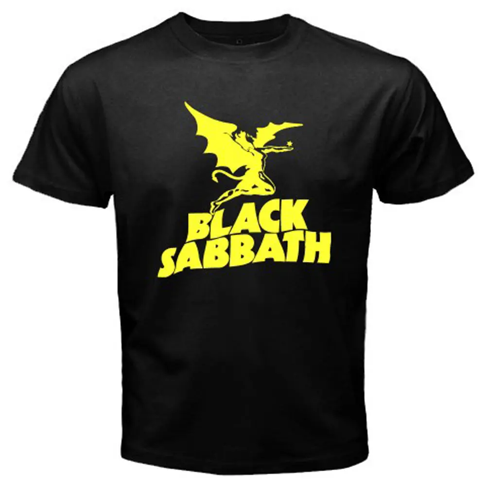 Новый Black Sabbath Летающий Демон Металл рок группа Для мужчин черная футболка Размеры S 3XL Новинка 2017 года
