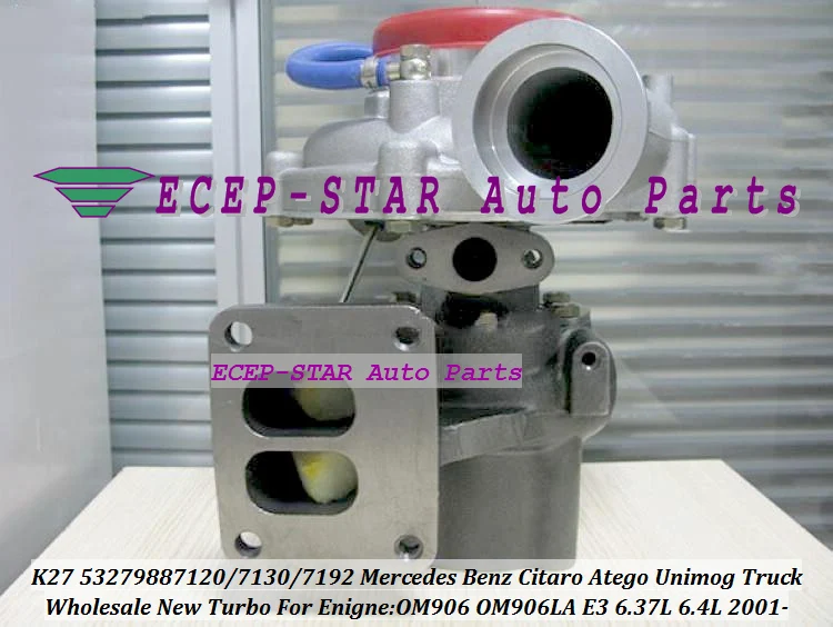 K27 53279887120 53279887130 53279887192 53279707130 53279707192 Turbo For Mercede Benz Atego Unimog Truck OM906 OM906LA E3 6.4L (1)