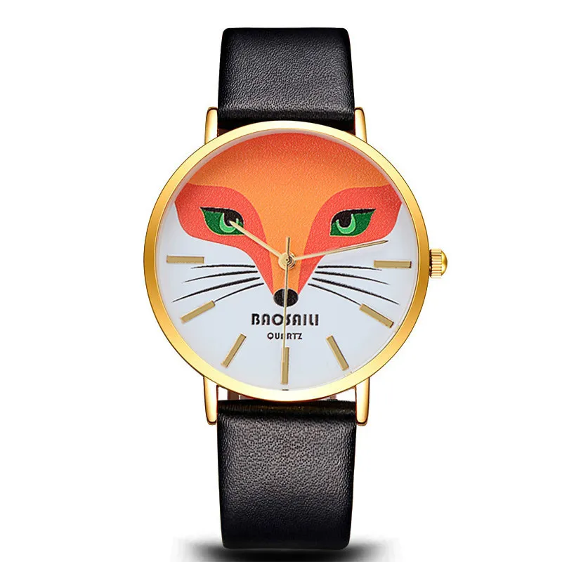 IMucci/Элегантные фантазии животных дизайн золото Леди наручные часы