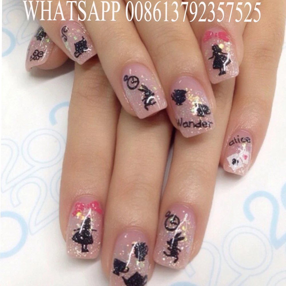  Computer and screen build in CE approved 5 nails printer flowers printer nail art equipment flower 