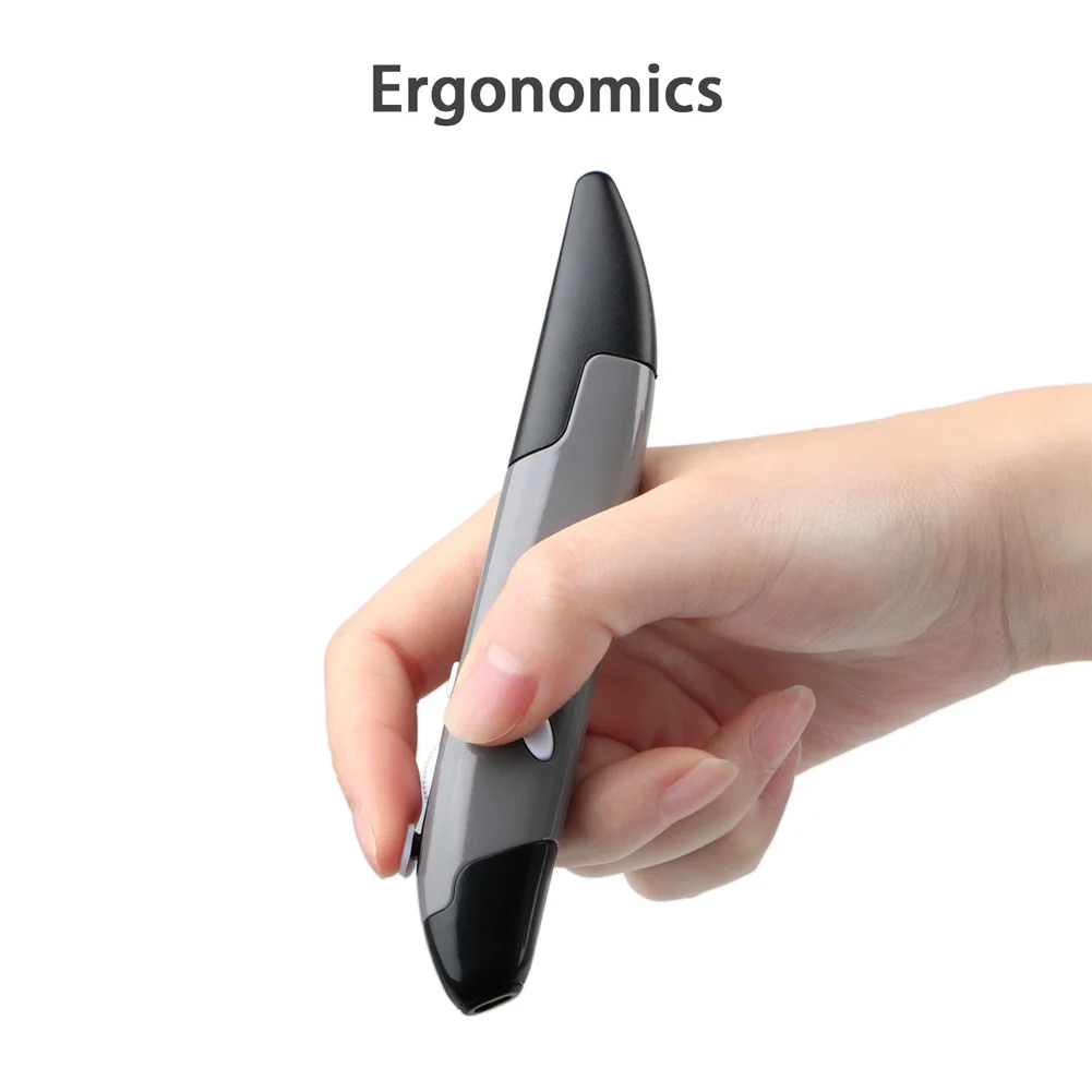 

Etmakit 2.4G Wireless Pointing Mouse Optical USB Pocket Drawing Write Pen Mini PC Mice NK-Shopping