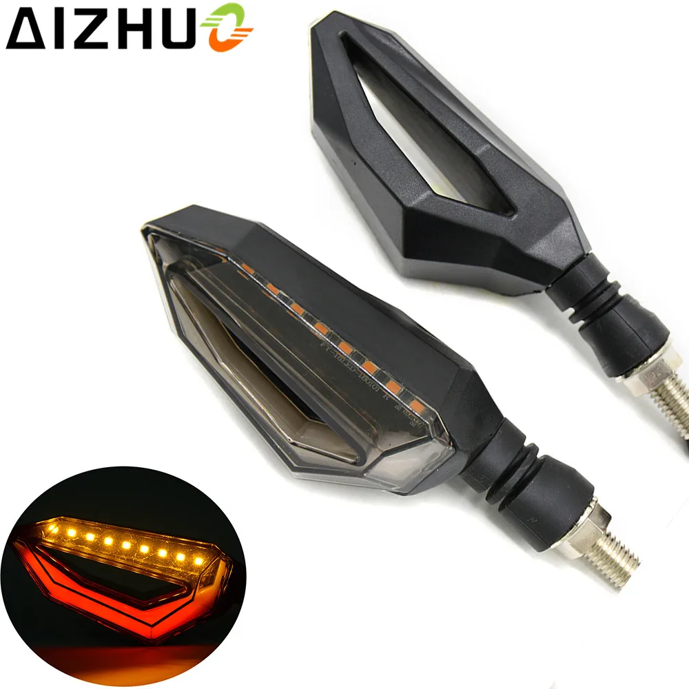 

Motorcycle Turn Signal Light Amber Lights Universal 9 LED 12V Decorative Lamp For Honda CBR650F shadow 650 750 CBR 600 F4I PCX