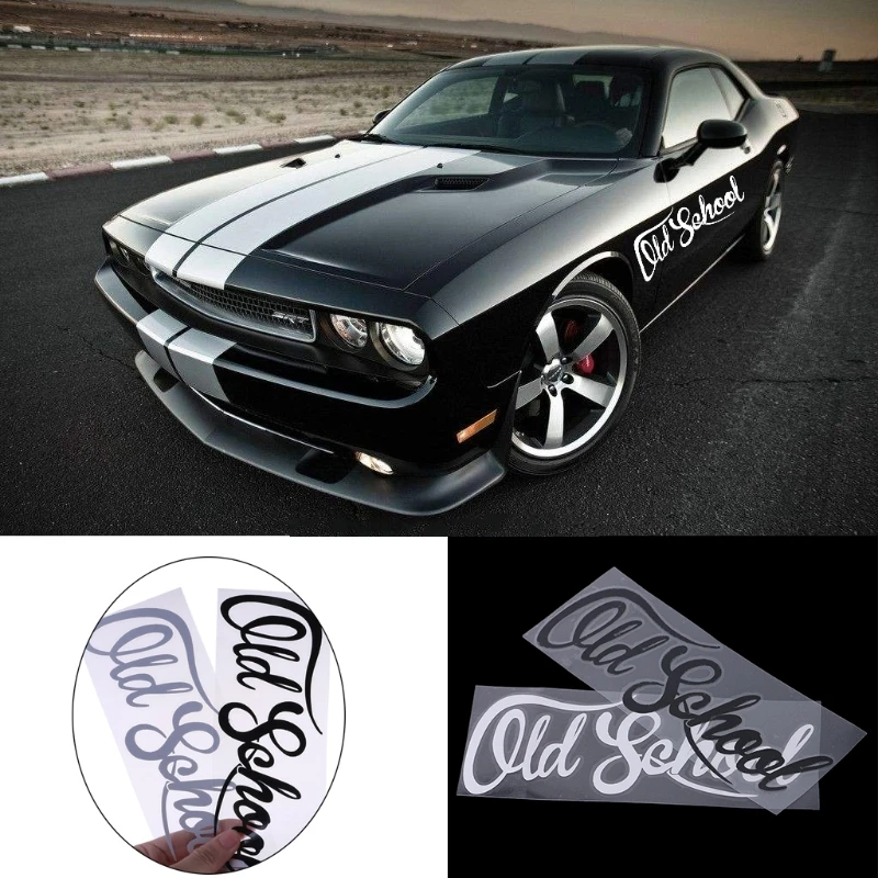 

OLD SCHOOL Vinyl Custom Classic Car Styling Decal Sticker Car Accessories