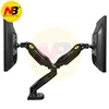 NB North Bayou F160-soporte de montaje de escritorio para Monitor de ordenador giratorio Dual de 17-27 pulgadas, para Monitor LCD de 2-9KG con 2 cables USB 3,0 ► Foto 3/5