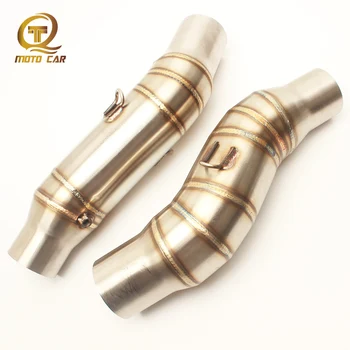 

Motorcycle Exhaust Middle Link Pipe Muffer Connector Escape for Kawasaki Z1000 Z 1000 Exhaust 2010 2011 2012 2013 2014 2015 2016