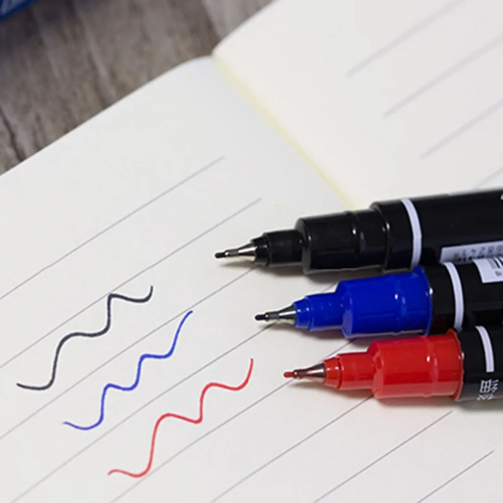 

Deli 6824 Upgrade Double Sides Marker Pen Oil Ink Line For Children Students Teaching Painting Drawing School Supplies Random
