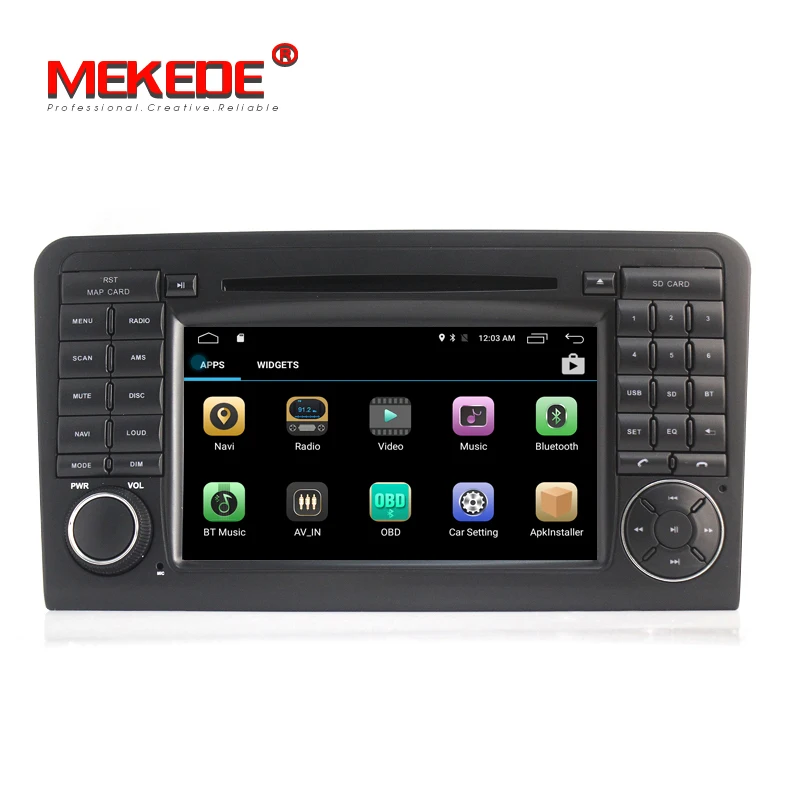 Excellent HD Android 7.1 CAR DVD player For Mercedes Benz GL ML CLASS W164 ML350 ML500 X164 GL320 car GPS stereo radio RAM 2G ROM 16G 2