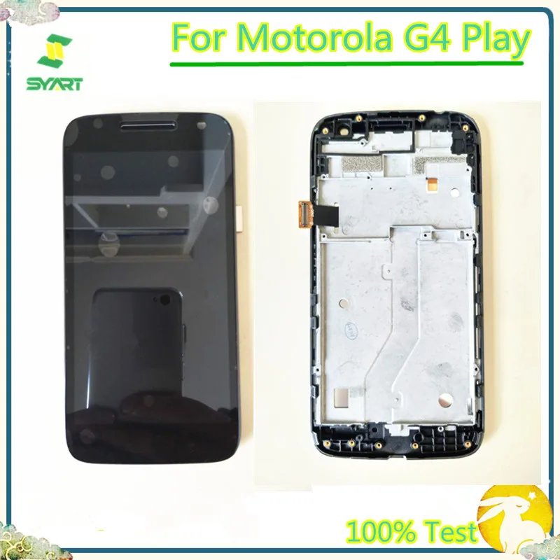 Skup 100% przetestowany wyświetlacz lcd wyświetlacz z montaż digitizera ekranu dotykowego dla Motorola Moto G2 XT1063 XT1064 G3 XT1544 G4 grać XT1601 XT1602