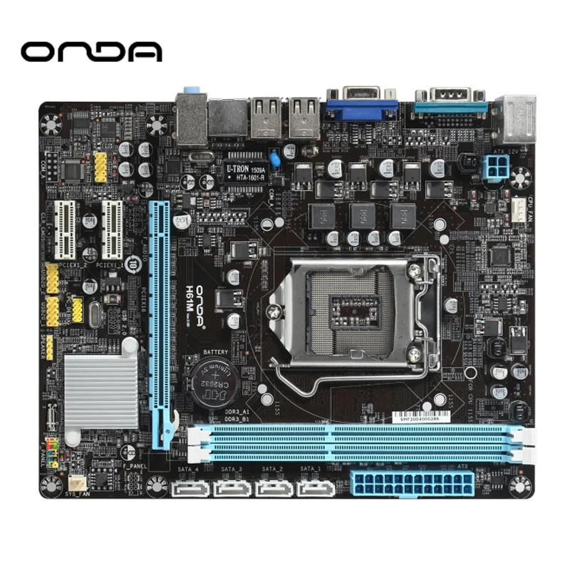 Onda H61M материнская плата LGA 1155 DDR3 ПАМЯТЬ 8 Гб SATA2.0 VGA Материнская Intel H61 процессор ddr3