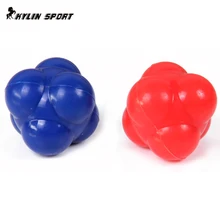 Фитнес шестиугольный реакционный мяч чувствительный мяч теннисный мяч бадминтон скорость реакции ловкость тренировочный мяч тренировочное оборудование