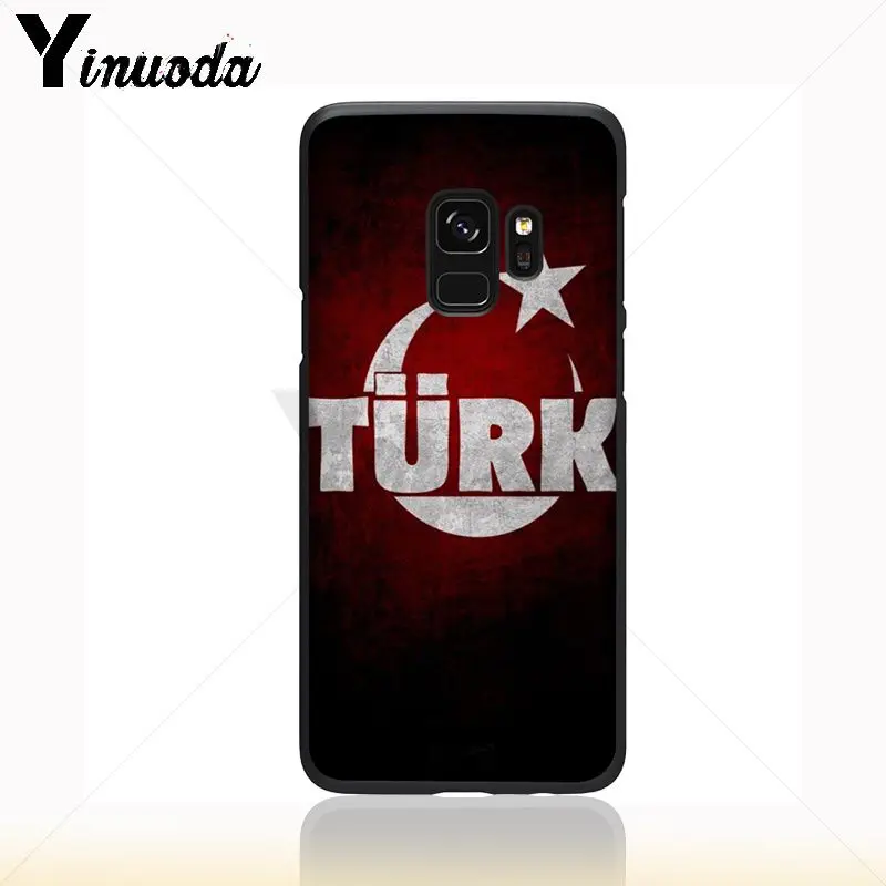 Yinuoda флаг Турции волк окрашенные аксессуары для телефона чехол Samsung Galaxy s9 s8 plus note 8