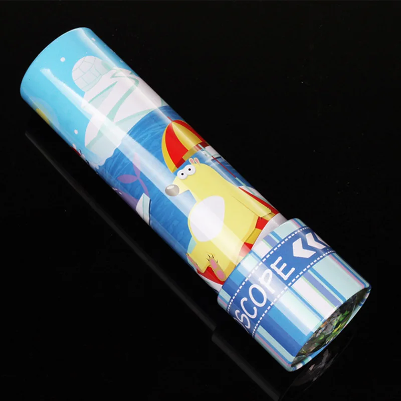 Cartoon Animals Metal appearance Rotating Kaleidoscopes Colorful World Preschool Toys Best Kids Gifts Style Random PIN