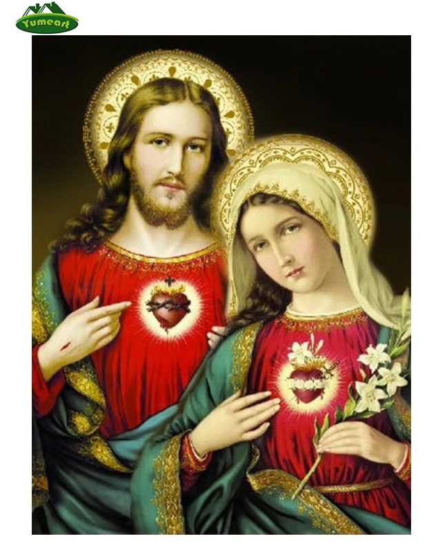 

5D Diamond Diy Picture Mosaic Cross Stitch Diamond Crystal Diamond Embroidery Needlework Square Diamond Painting Jesus Christ