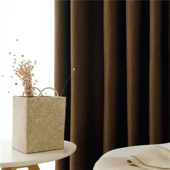 

linen Darpes Modern Korea And Japan Curtains For Bedroom And Livingroom Window Customized