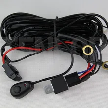 Universal 12 v 24 v Car LED Light Work Bar Fio Menos de 240 w