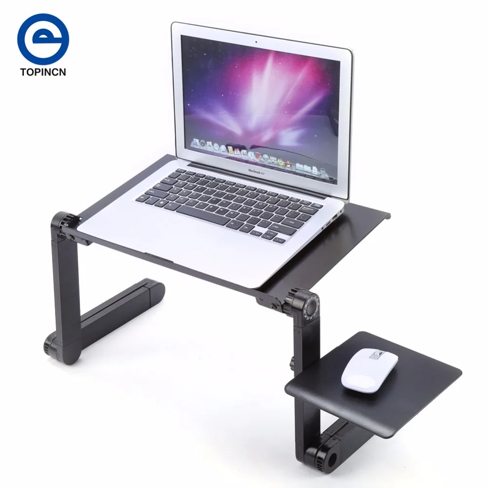 Adjustable Portable Laptop Table Stand Lap Sofa Bed Tray
