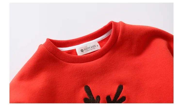 Одинаковые комплекты для семьи с рождественским оленем, футболка для папы, сына, мамы, дочки и ребенка, Хлопковый пуловер с длинными