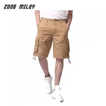 Большие размеры для талии 73-112 см мужские военные карго шорты свободные спортивные хлопковые мульти карман летние тренировочные бриджи с низкой талией без блета