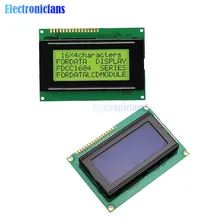 1604 16X4 16*4 символьный ЖК-модуль ЖК-дисплей LCM желтый/синий светодиодный контроллер SPLC780 HD44780