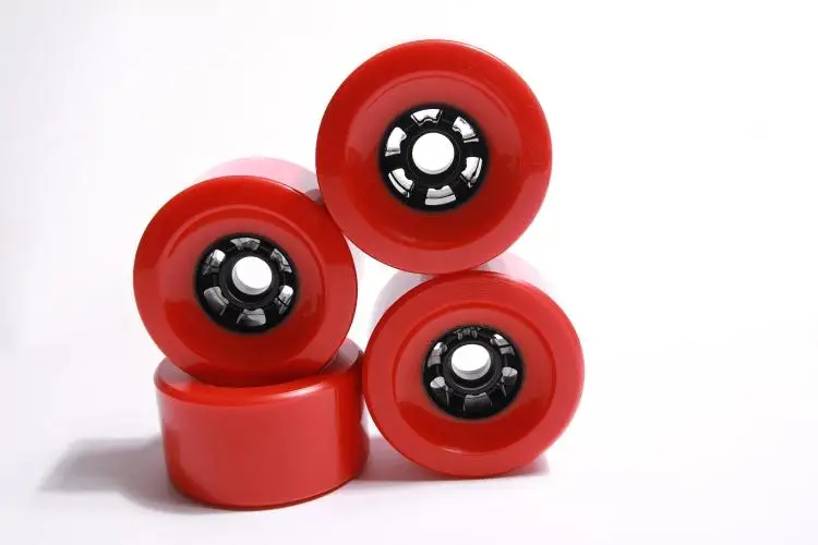 Большой 80 мм 87 мм 83 мм 90 мм 97 мм колесо для скейта SHR78A красный цвет PU колеса высокого уровня Мягкие колеса устойчивые полиуретановые колеса