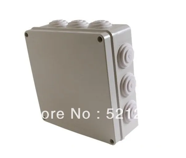 

plastic waterproof box enclosure plastic box with holes 200x200x80 switch case