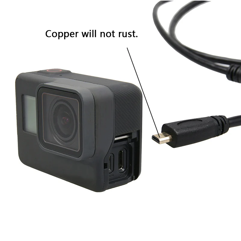 HDMI кабель видео Позолоченные кабели 1080 P 3D кабель для HDTV GoPro Hero 7/6/5/4/3 + SJCAM SJ4000 YI SONY аксессуары для камеры Go Pro