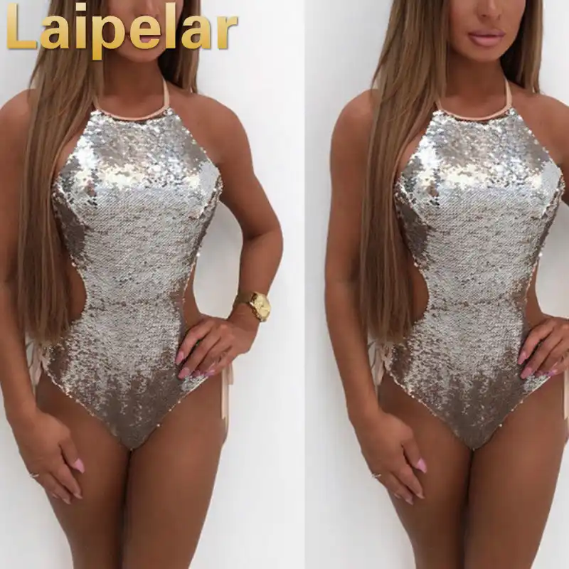sequin leotard bodysuit