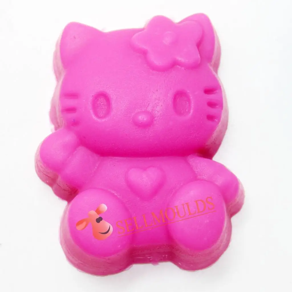 Модная 3D силиконовая форма для мыла hello kitty, инструменты для украшения тортов из мастики AG010