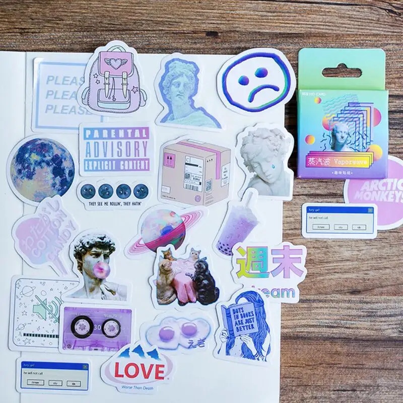 

46pcs/Lot Weekend Life Memo Pad Diary Stickers Pack Kawaii Planner Scrapbooking Stationery Escolar School Supplies
