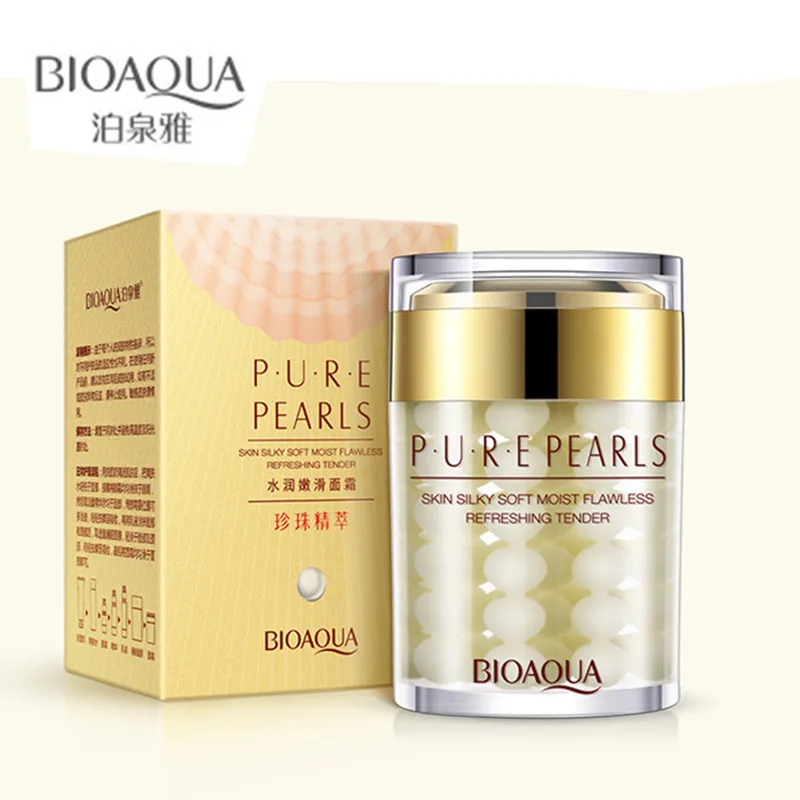 BIOAQUA 60 г чистый жемчуг дневной крем для лица Уход за кожей отбеливающий