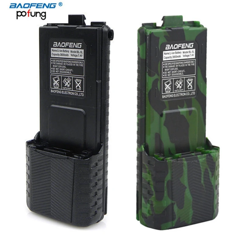 

Original Baofeng UV-5R Walkie Talkie Large Capacity Battery BL-5L 7.4v 3800mAh For BF-F8 UV-5RA UV-5RE DM-5R UV5R UV5RE