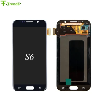 

Fftrends 1pcs OEM Super Amoled for Pantalla Samsung Galaxy S6 LCD Display Touch Screen Digitizer Assembly G920F G920A G920T