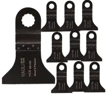 10 pcs 65mm standard Oscillating multi tool Saw Blades Accessories for Rigid AEG Worx etc Multimaster power tool ,wood cutting