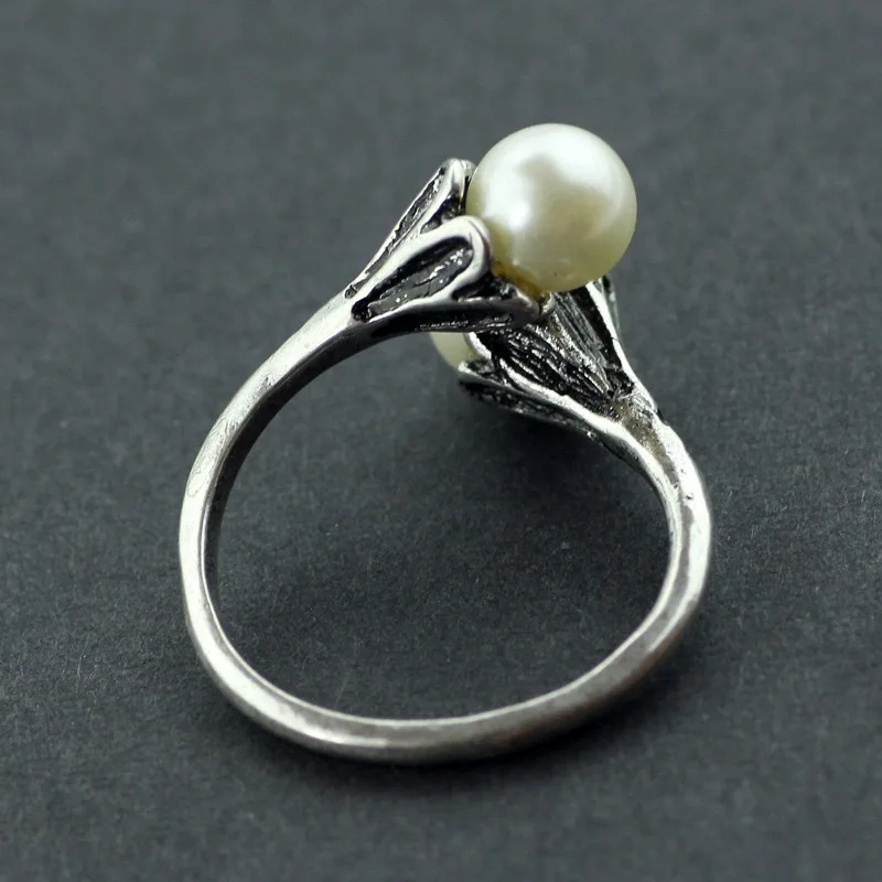 A Song Of Ice And Fire Daenerys Targaryen Flower Pearl Ring