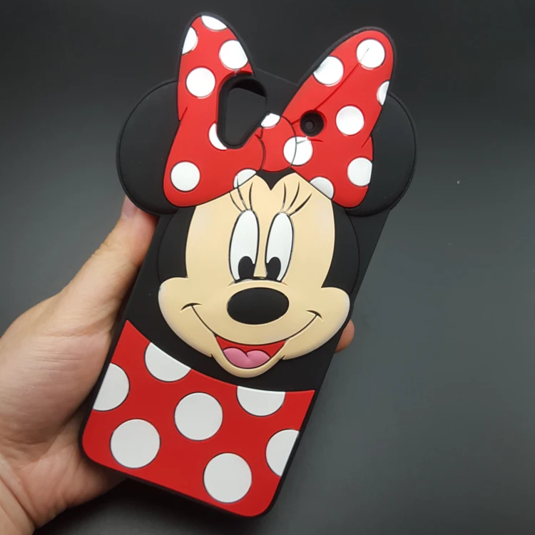 

Cute 3D Cartoon Cute Minnie bow-knot Soft Silicone Case For HTC Desire 626 626S 626G 626W Fundas Rubber Cover Phone case