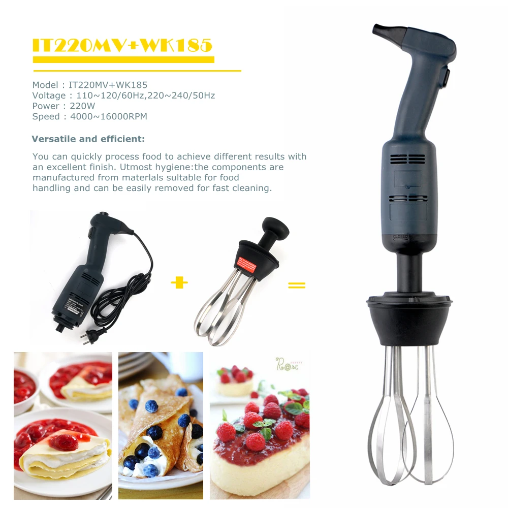 ITOP 3pcs/set Handheld Immersion Blender Commercial Mixing Machine High Speed Blender Food Mixers 1