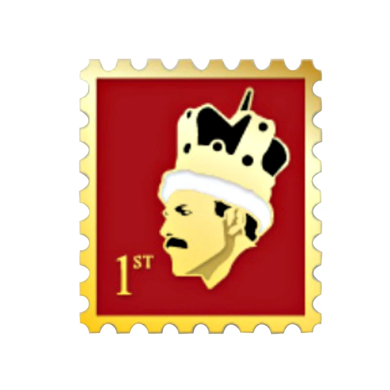 

Freddie Mercury Stamp Pin